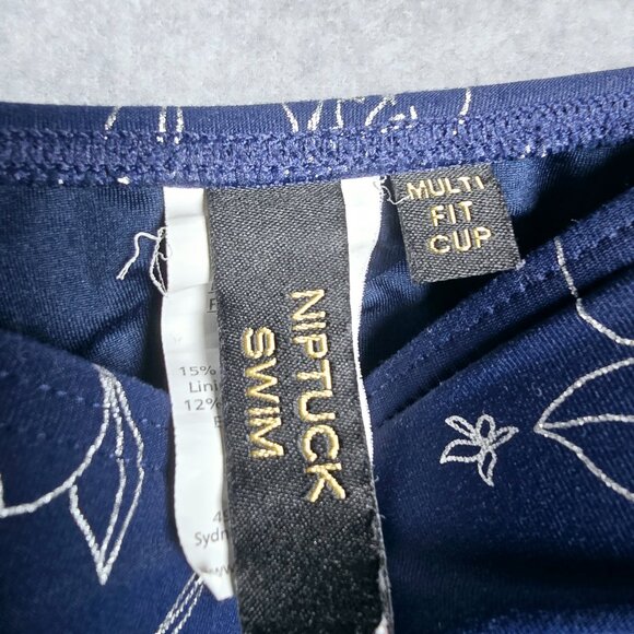 Niptuck Womens Twist Front Tummy Control Multi-fit Cup One Piece Swimsuit Size 8 - Picture 4 of 12